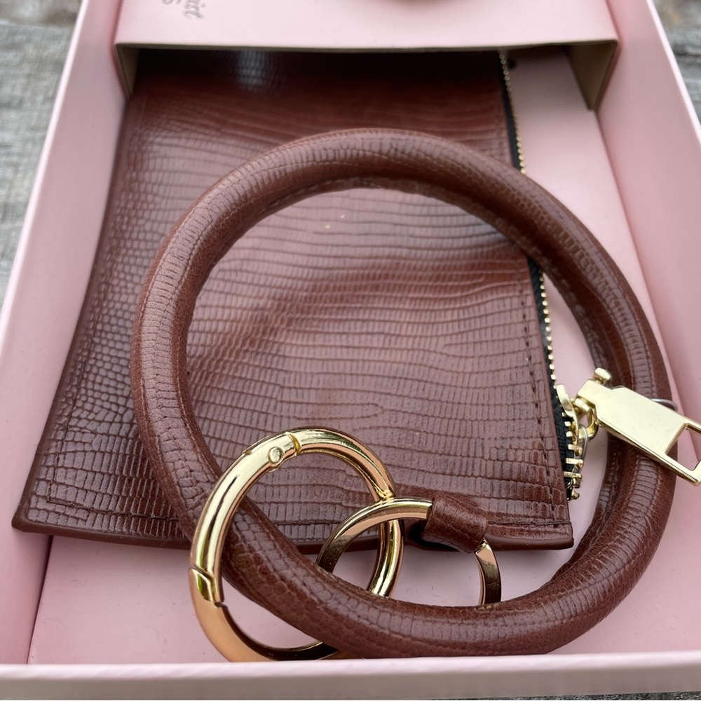 NWT Brown and gold watch and wrist essentials bracelet wristlet - Picture 6 of 7